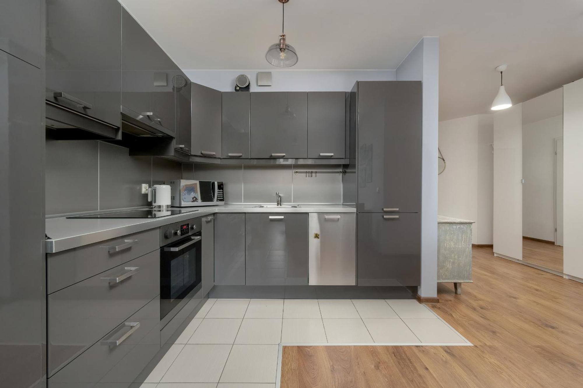 Modern With Balcony In By Renters Apartament